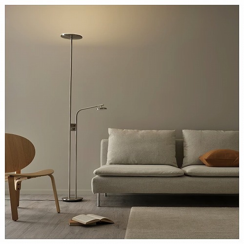 IKEA イスヤクト　フロアアップライト　調光可能　ステンレス　180cm m20459714_7.jpg?thum=166&