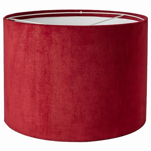 IKEA イケア ランプシェード ダークレッド ベルベット 33cm m00575205 MOLNSKIKT モーンスキクト インテリア 寝具 収納 ライト 照明器具 照明器具部品 ランプシェード おしゃれ シンプル 北欧 かわいい