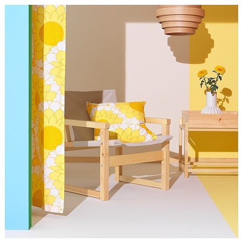 IKEA イケア ペンダントランプシェード ホワイトステインオーク材突き