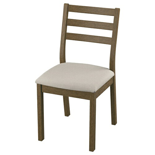 IKEA イケア チェア ブラウン オーク調/フリードトゥナ ライトベージュ m50594027 TONSTAD トンスタード インテリア 寝具 収納 イス チェア スツール おしゃれ シンプル 北欧 かわいい