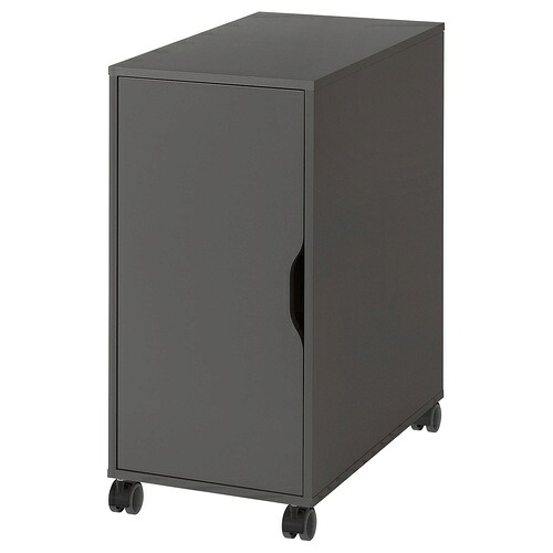 IKEA イケア 収納ユニット キャスター付 ダークグレー/ブラック 36×76cm m09582683 ALEX アレクス インテリア 寝具 収納 オフィス家具 オフィス収納 サイドワゴン ファイルワゴン おしゃれ シンプル 北欧 かわいい|株式会社クレール