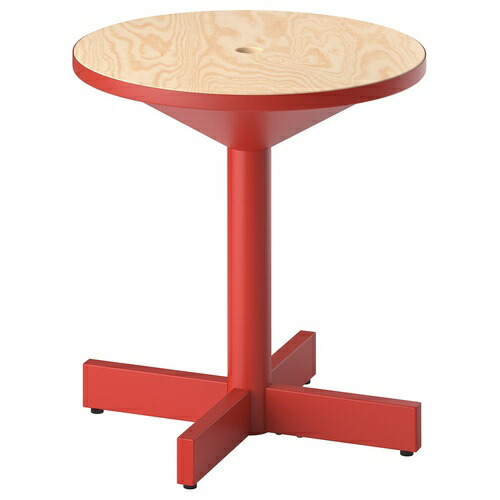 IKEA イケア サイドテーブル パイン材合板/ブライトレッド m30606168 GRIMSARBO グリムサルボ インテリア 寝具 収納 テーブル サイドテーブル ナイトテーブル おしゃれ シンプル 北欧 かわいい