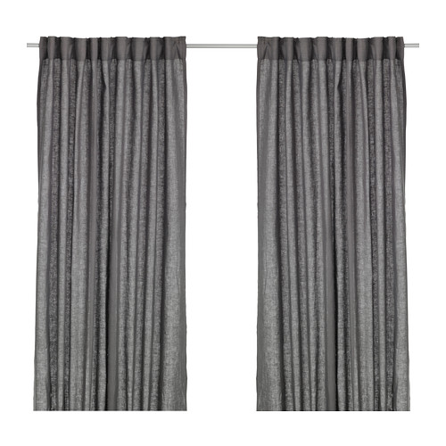 Clair Kobe Ikea Ikea Aina Curtain One Set Dark Gray 10280910