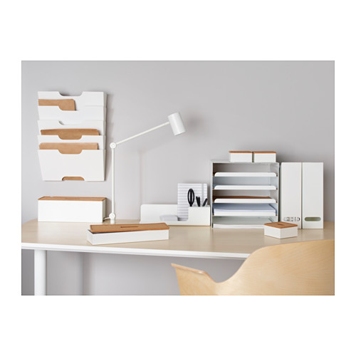 IKEA イケア レタートレイ ホワイト 白 80203956 KVISSLE クヴィッスレ 