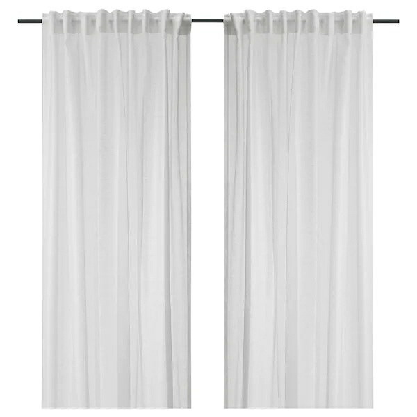 楽天市場】IKEA イケア ネットカーテン 長さ250cm×幅280cm 1組