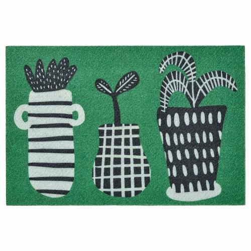 【楽天市場】【あす楽】IKEA イケア ドアマット グリーン 40x60cm m00551087 SJOTRAFIK ショートラフィク