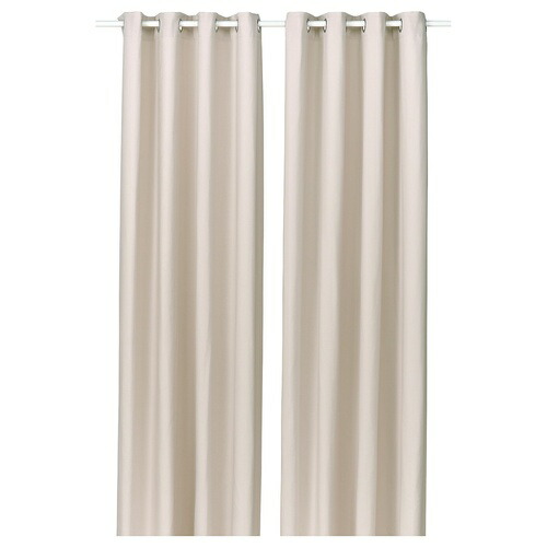 楽天市場】IKEA イケア 遮光カーテン（わずかに透光） 1組 ホワイト 白