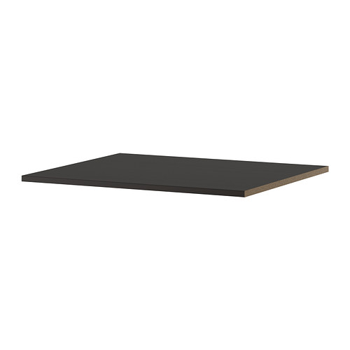 IKEA イケア 棚板 ブラックブラウン 黒 茶 75x58cm a30277964 KOMPLEMENT コムプレメント 収納家具用部品 おしゃれ シンプル 北欧 かわいい