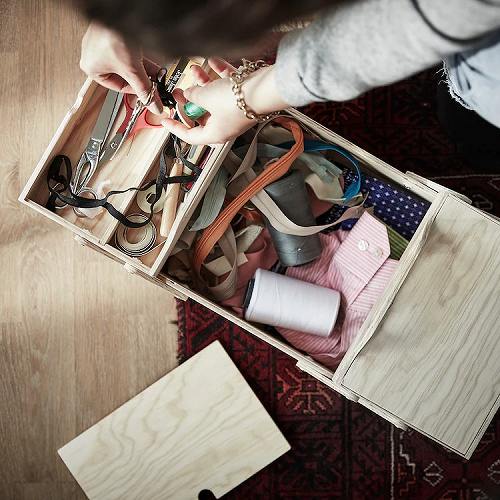 IKEA KLAMMEMACKA クレッメマッカ　 2点セット　裁縫箱 IKEA KLAMMEMACKA クレッメマッカ 2点セット裁縫箱