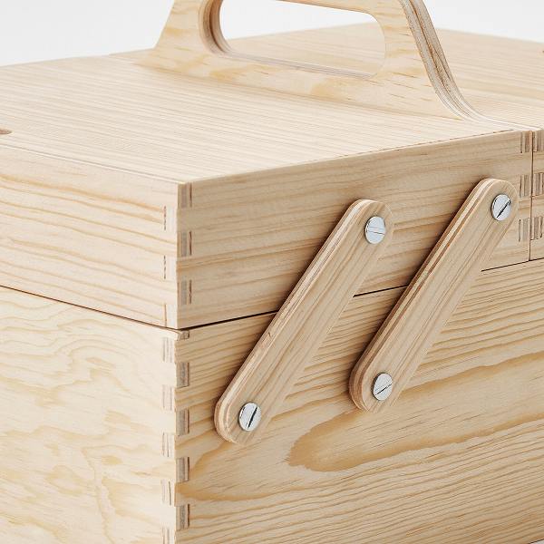 IKEA KLAMMEMACKA クレッメマッカ　 2点セット　裁縫箱 なんだか懐かしい…！IKEAの「レトロ収納ボックス」パッと見
