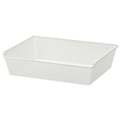 楽天市場】IKEA イケア メッシュバスケット ホワイト 25x51x15cm