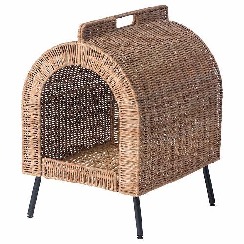 IKEA ウートソッド UTSÅDD ウートソッド キャットハウス, グレー/フェルト - IKEA