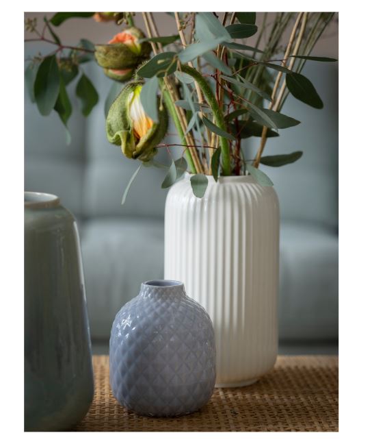 IKEA イケア 花瓶 ホワイト 白 高さ22cm n60442038 STILREN
