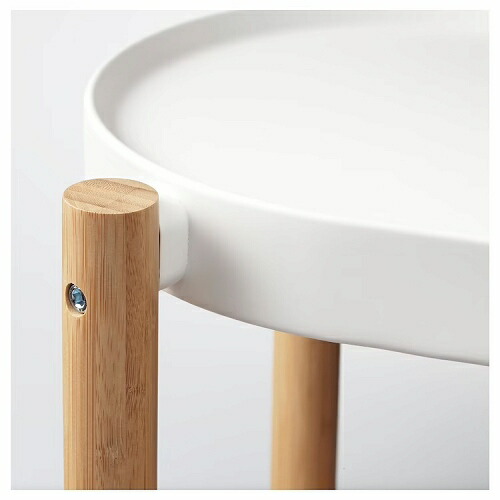 IKEA ホワイト木製フラワーベーススタンド IKEA イケア プラントスタンド 竹 ホワイト 白 70cm d80294961
