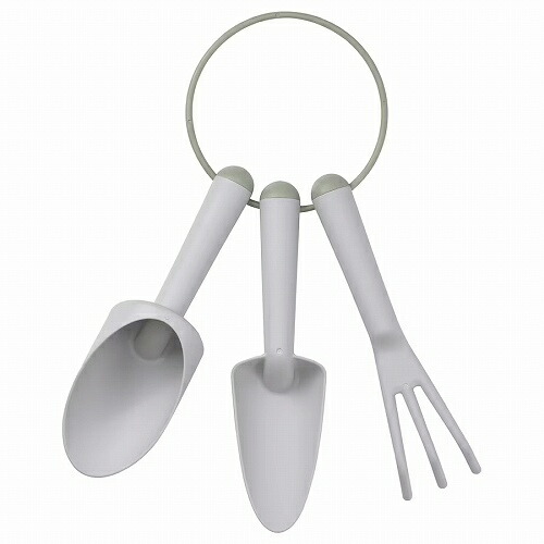 Ikea イケア ガーデニングセット M グレースマロー 3点 Grasmaro 花 ライトグレー 屋外用 ライトグリーン 室内