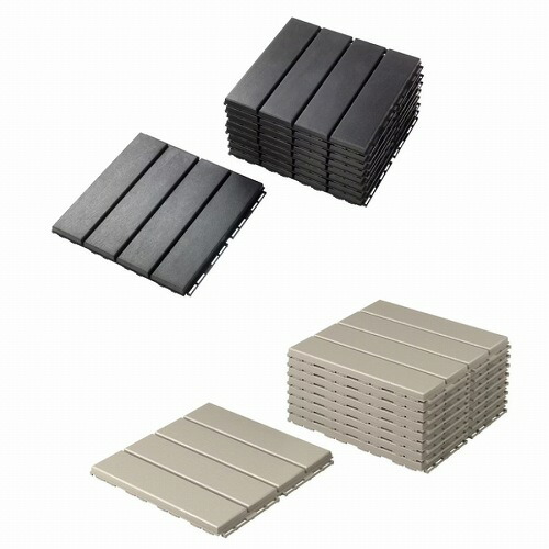 IKEA イケア フロアデッキ 屋外用 9 ピース v0010 RUNNEN ルッネン 花 