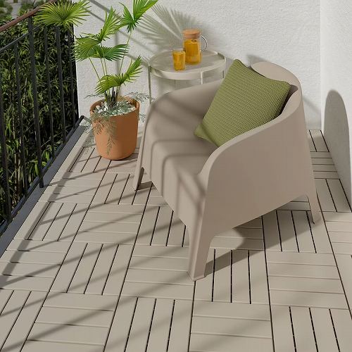 IKEA イケア フロアデッキ 屋外用 9 ピース v0010 RUNNEN ルッネン 花 