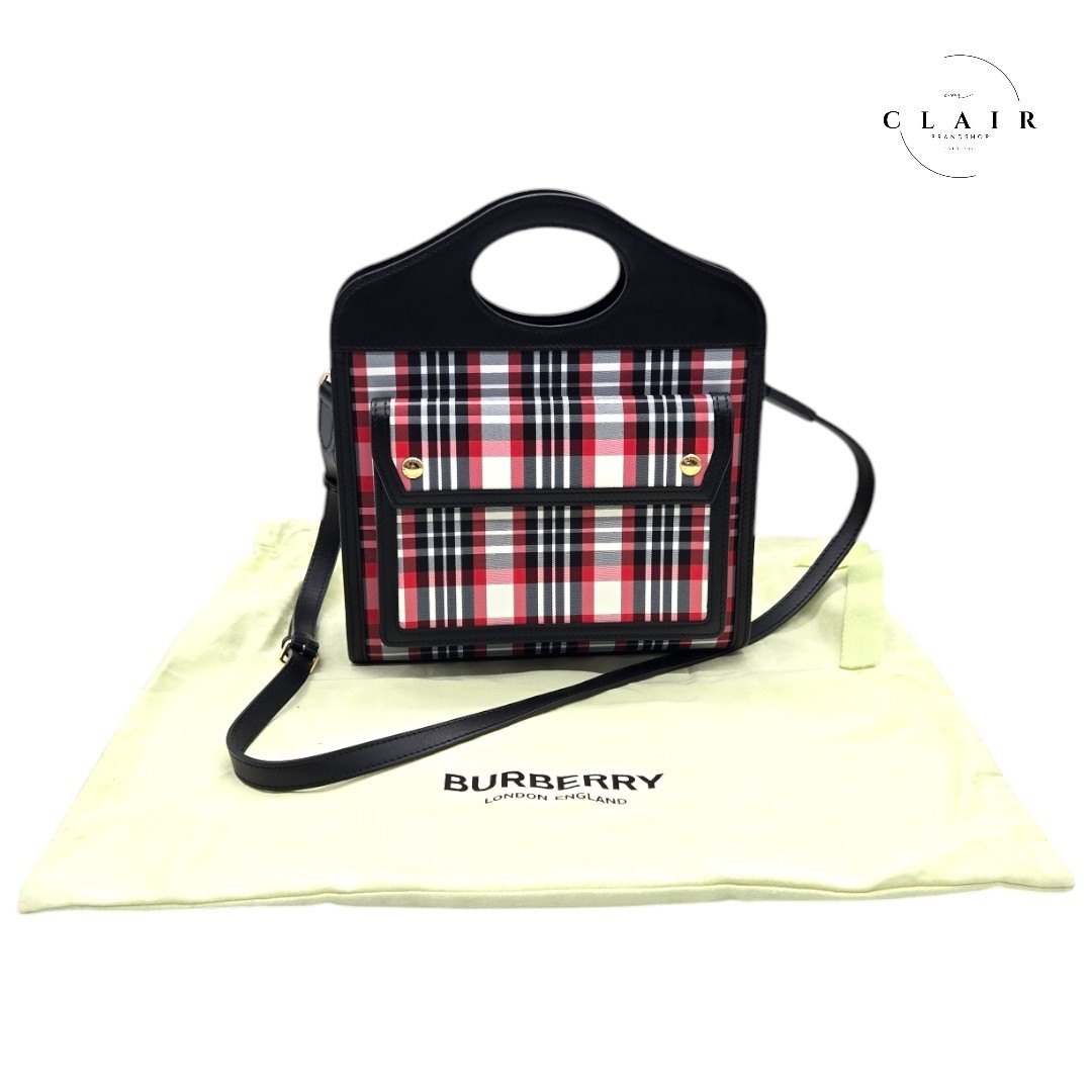 楽天市場】【中古】 バーバリー BURBERRY ミニ ポケットバッグ