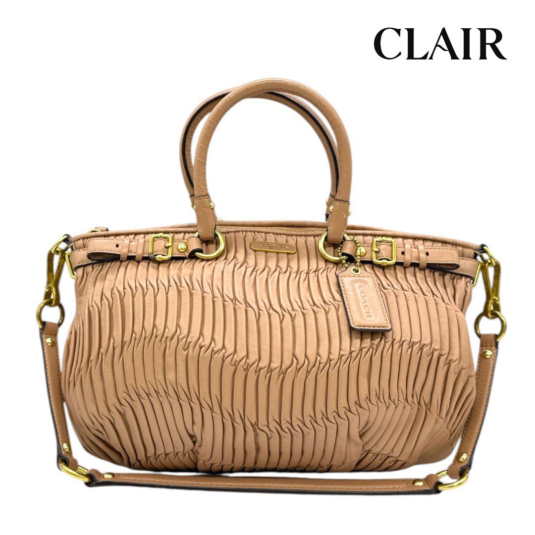 楽天市場】COACH マディソン レザーサブリナ2WAYハンドバッグ 12937