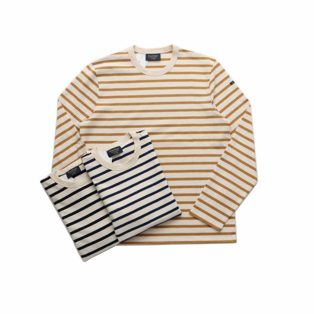 楽天市場】Le Minor ルミノアCotton Basque shirt Ecruコットン バスク