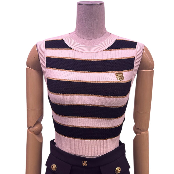 【正規代理店取扱商品】新品70%OFFELISABETTA FRANCHI(エリザベッタフランキ) トップス ボーダー柄｜CLANTE OUTLET店