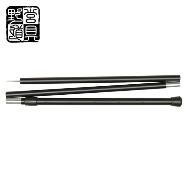 陣屋走狗 伸縮タープポール2 5g Black Ko Tp005 天幕 装身具 アウトドア Loadedcafe Com