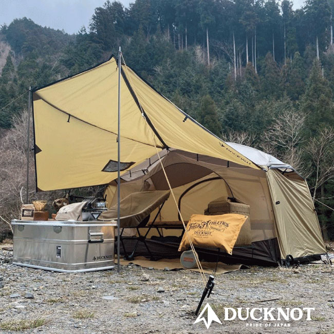 【未開封】ダックノット ハンティングドーム 2P DUCKNOT テント 楽天市場】○DUCKNOT ダックノット ハンティングドーム2P コヨーテ
