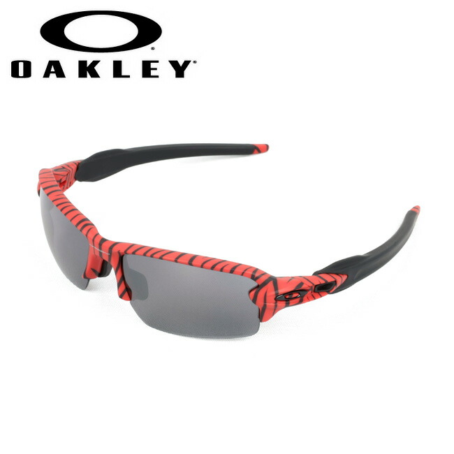 【軽量】オークリー　サングラス FLAK 　赤フレーム　※専用収納袋あり OAKLEYオークリーサングラス FLAK2.0(フラック2.0) アジア