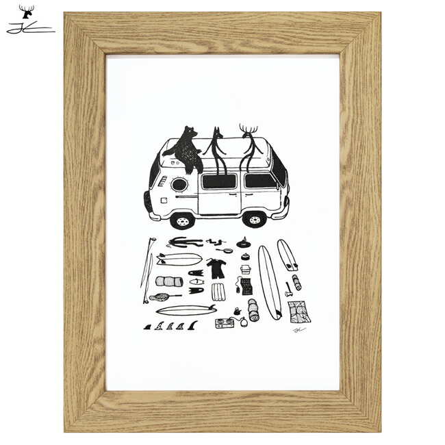 ジョナスクレアッソン(Jonas Claesson) 絵画 JONAS CLAESSON ジョナスクレアッソン THE WAVE ザウェーブ A4