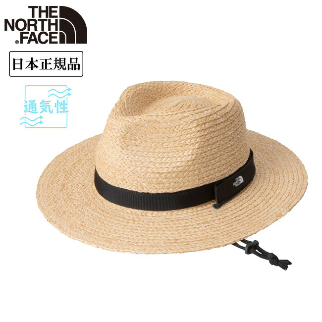 ★THE NORTH FACE ザ・ノース・フェイス M's Raffia Blade Hat メンズラフィアブレイドハット NN02439 【 フェス 帽子 通気性 収納 コンパクト アウトドア キャンプ 日本正規品 】