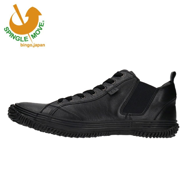 スピングルムーブ SPINGLE スピングル SP-442（ユニセックス）ブラック/ ブラック (145)   カンガルーレザー 天然皮革 スニーカー ラバーソール メンズ レディース 「靴」 楽天市場】スピングルムーブ SPINGLE スピングル SP-442（ユニセックス