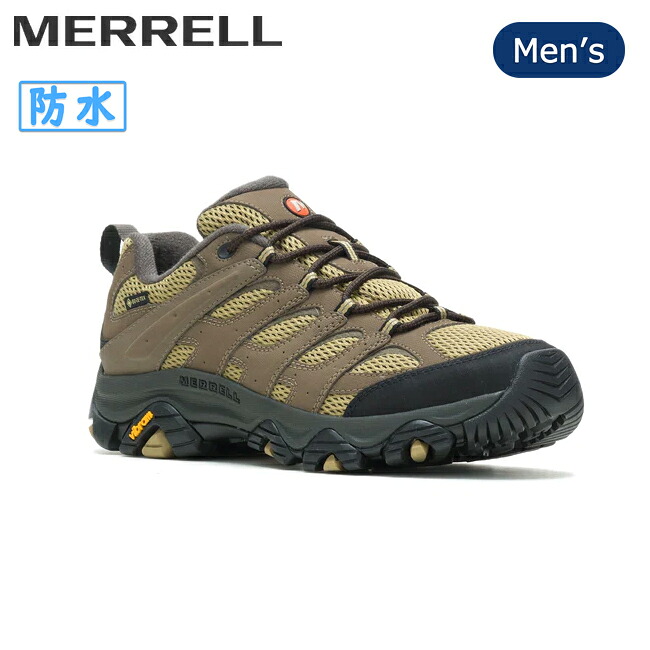 【4/4 20時～4/10 23時59分限定クーポン配布中】★MERRELL メレル MOAB 3 SYNTHETIC GORE-TEX モアブ3シンセティックゴアテックス Kangaroo/Coyote 500247 【 メンズ スニーカー 靴 防水 透湿 通気性 疲労軽減 ハイキング 】