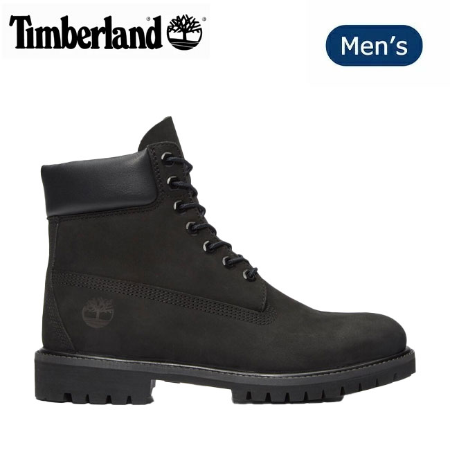 ★Timberland ティンバーランド 6inch Premium Waterproof Boot 6インチプレミアムウォータープルーフブーツ Black 110073 【 メンズ アウトドア イエローブーツ シックスインチブーツ 防水 靴 キャンプ 】｜Clapper