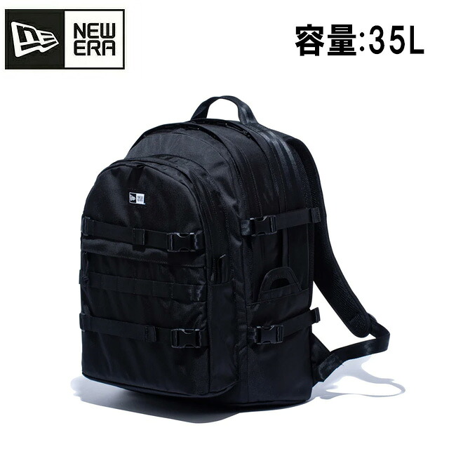 【4/14 20:00-4/17 9:59 限定クーポン配布中】★NEWERA ニューエラ キャリアパック 35L ブラック 14521349 【 リュック バックパック 通勤 通学 PC収納 大容量 アウトドア スケートボード スポーツ タウンユース 】
