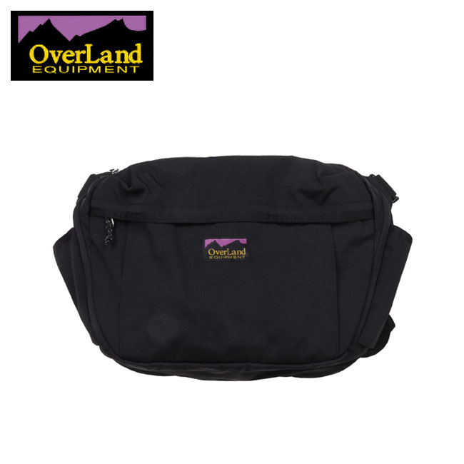 【クーポン配布中】★OverLand EQUIPMENT オーバーランドイクイップメント MESSENGER BAG メッセンジャーバッグ Black OL-252002 【 ショルダーバッグ A4対応 デイリー タウンユース フェス 旅行 レジャー アウトドア キャンプ 15L 】｜Clapper