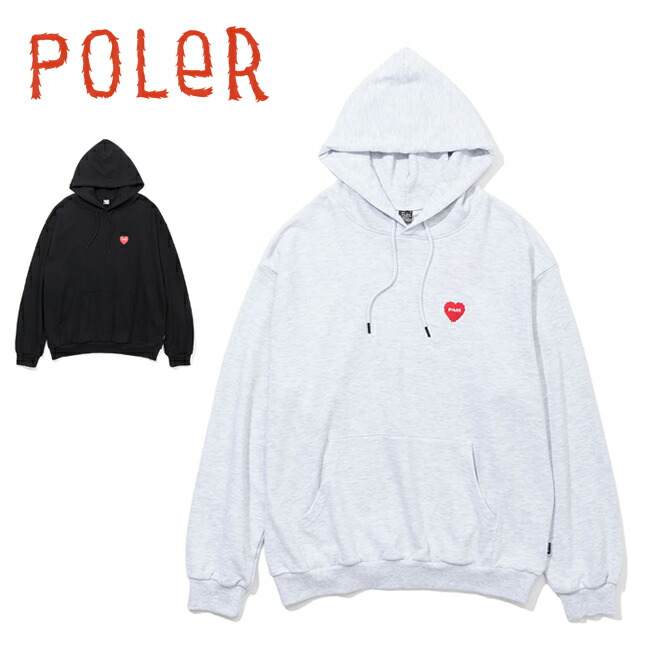 【クーポン配布中】★POLeR ポーラー FURRY HEART HOOD ファーリーハートフード 253MCV0057 【 トップス 長袖 パーカー フーディー プルオーバー スウェット アウトドア 】|Clapper