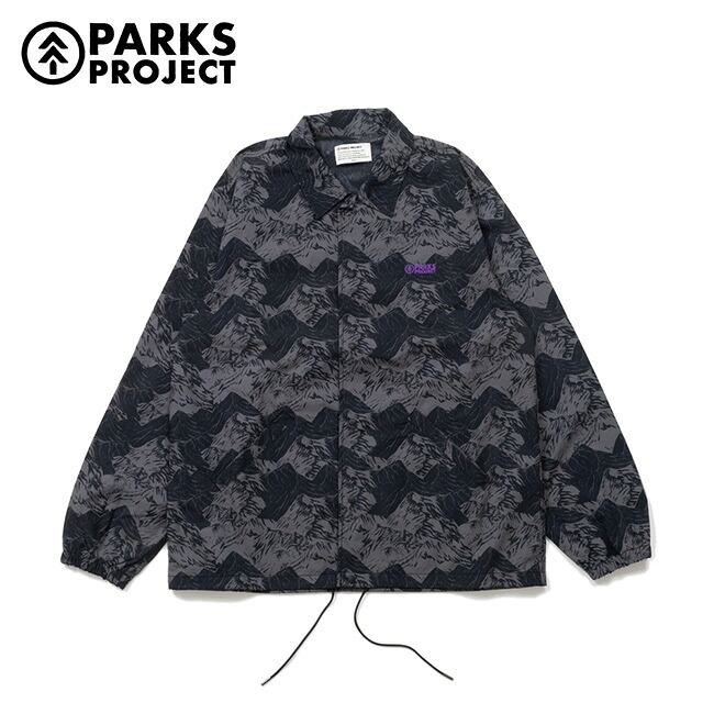 ★PARKS PROJECT パークスプロジェクト ALASKA Coach Jacket アラスカコーチジャケット Black 192509001 【 アウター 長袖 アウトドア 】｜Clapper