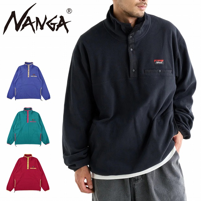 ★NANGA ナンガ AIR WARM FLEECE TOPS エアウォームフリーストップス N2530-1P111A 【 トップス プルオーバー 軽量 保温 通気性 速乾 スタンドカラーネック キャンプ ハイキング アウトドア 】