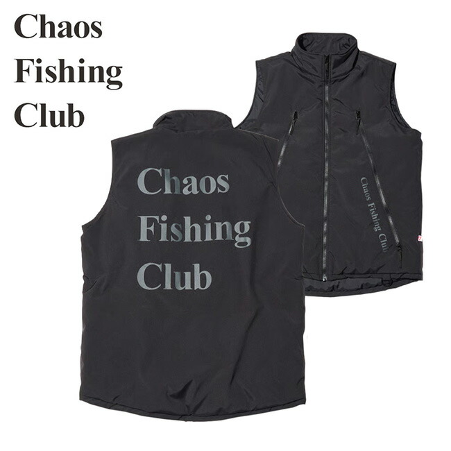 ★Chaos Fishing Club カオスフィッシングクラブ ECW CFC Lv.77 Vest ECW CFC Lv.77ベスト Black CFC-25AW-JK02 【 アウター キャンプ アウトドア 】 28,875円