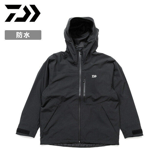 【4/14 20:00-4/17 9:59 限定クーポン配布中】★DAIWA ダイワ Rainmax 2L Shell Jacket レインマックス2Lシェルジャケット Black DR-3625JEX 【 アウター 防水 透湿 防風 キャンプ アウトドア 】