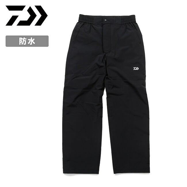 ★DAIWA ダイワ Rainmax 2L Shell Pants レインマックス2Lシェルパンツ Black DR-3625PEX 【 ボトムス ロングパンツ 防水 透湿 防風 軽量 キャンプ アウトドア 】