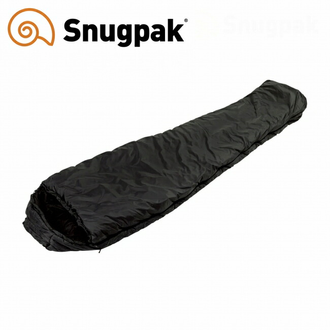 ★Snugpak スナグパック タクティカル4 ライトジップ ブラック SP60023BK 【 寝袋 シュラフ 軽量 コンパクト 撥水 保温 キャンプ アウトドア 】