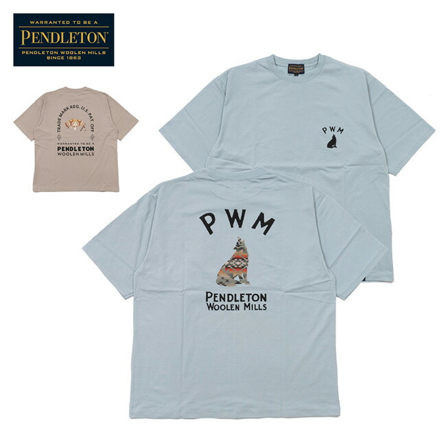 ★PENDLETON ペンドルトン Back Print Tee バックプリントティー 6275-4009 【 トップス 半袖 Tシャツ アウトドア 】【メール便・代引不可】