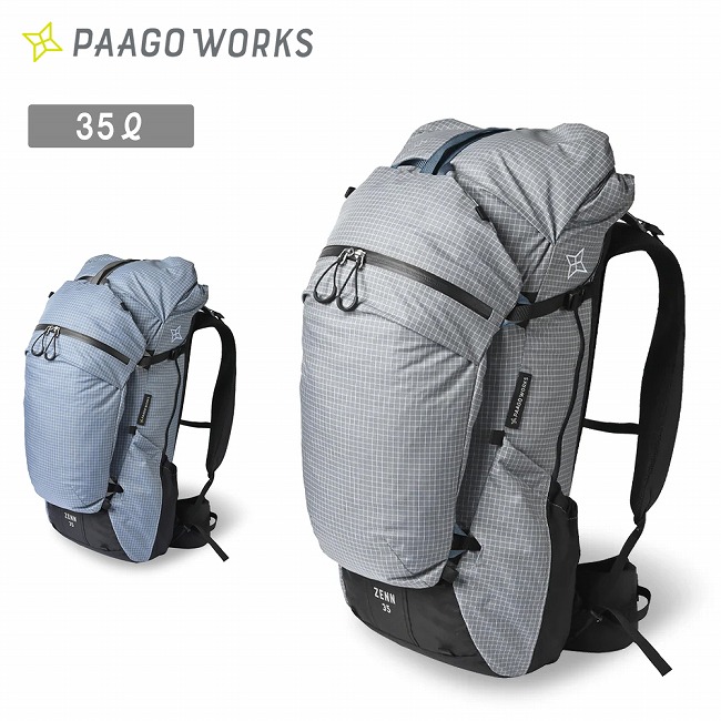 ★PaaGo WORKS パーゴワークス ゼン35 HP607 【 リュック バックパック 登山 アウトドア 】