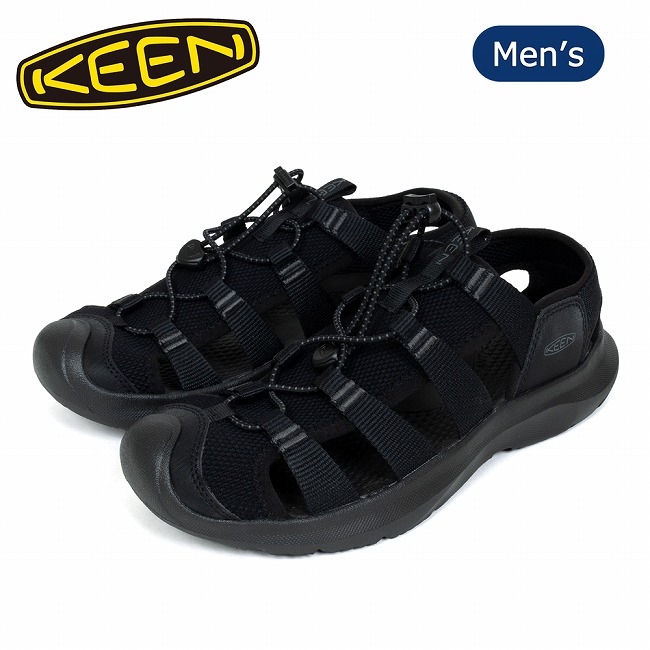【クーポン配布中】★KEEN キーン SEANIK H2 シーニックエイチツー Black/Magnet 1030389 【 シューズ スポーツサンダル メンズ 水陸両用 軽量 川 海 アウトドア キャンプ レジャー 】|Clapper