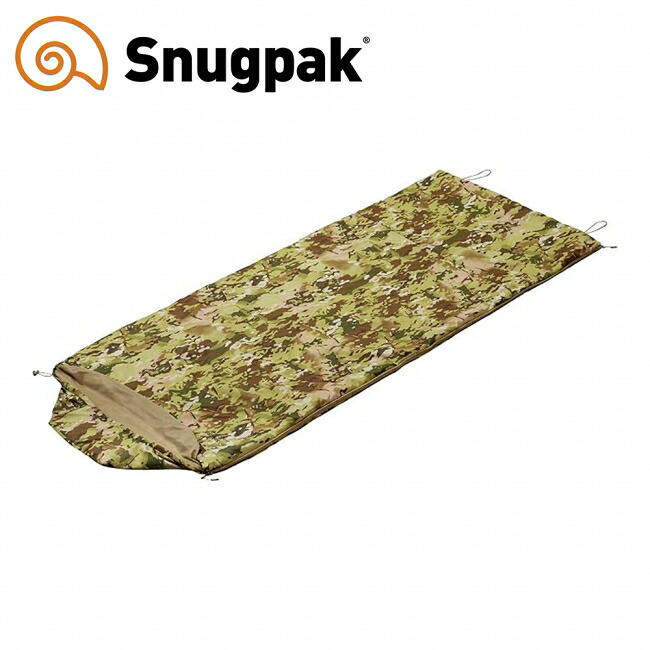 ★Snugpak スナグパック ジャングルバッグ スクエア ライトジップ テレインカモ SP17791TPC 【 寝袋 シュラフ モスキートネット 軽量 撥水 キャンプ アウトドア 】
