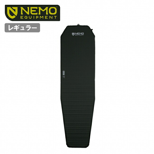 【クーポン配布中】★NEMO Equipment ニーモ・イクイップメント Ora Regular Mummy 2026 オーラレギュラーマミー2026 NEM419-015026-BLK055 【 スリーピングパッド アウトドア キャンプ マット 】|Clapper