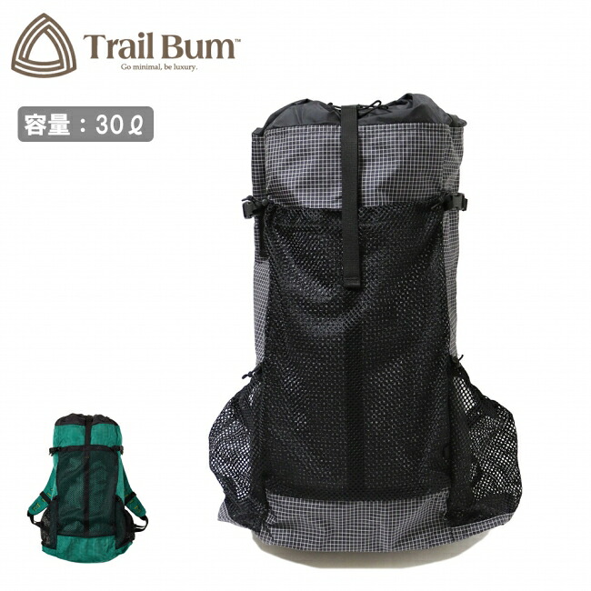【クーポン配布中】★Trail Bum トレイルバム BUMMER SPECTRA バマースペクトラ 080057 【 バックパック カバン リュック UL 耐摩耗 耐衝撃 軽量 ハイキング 登山 キャンプ アウトドア 】｜Clapper