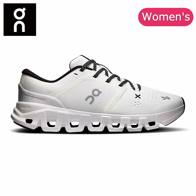 ★On オン Cloud X 5 クラウドX5 White/Black 3WG30060462 【 レディース シューズ ウォーキング ランニング トレイル 靴 散歩 防水 アウトドア 】｜Clapper