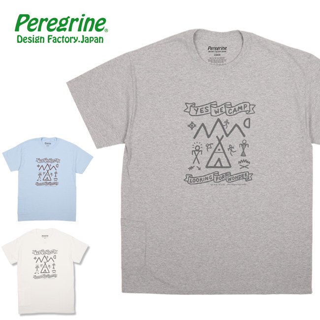 Peregrine Design Factory ペレグリンデザインファクトリー Tシャツ S/S TEE INDIAN LOGO Yes We Camp T-shirts Native American Picture Character 40001 【服】【t-cnr】メンズ【メール便・代引き不可】 【clapper】